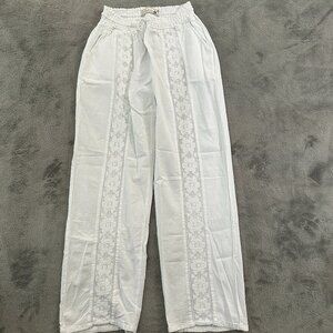 Seaspice Resort Wear MEDIUM Pants 100% Peruvian Cotton Swim Coverup Swimsuit